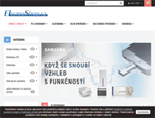 Tablet Screenshot of electroshop.cz